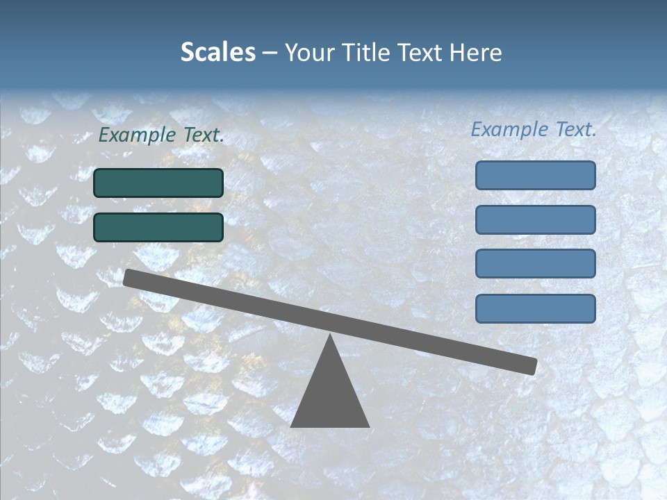 Skin Fish Silver PowerPoint Template