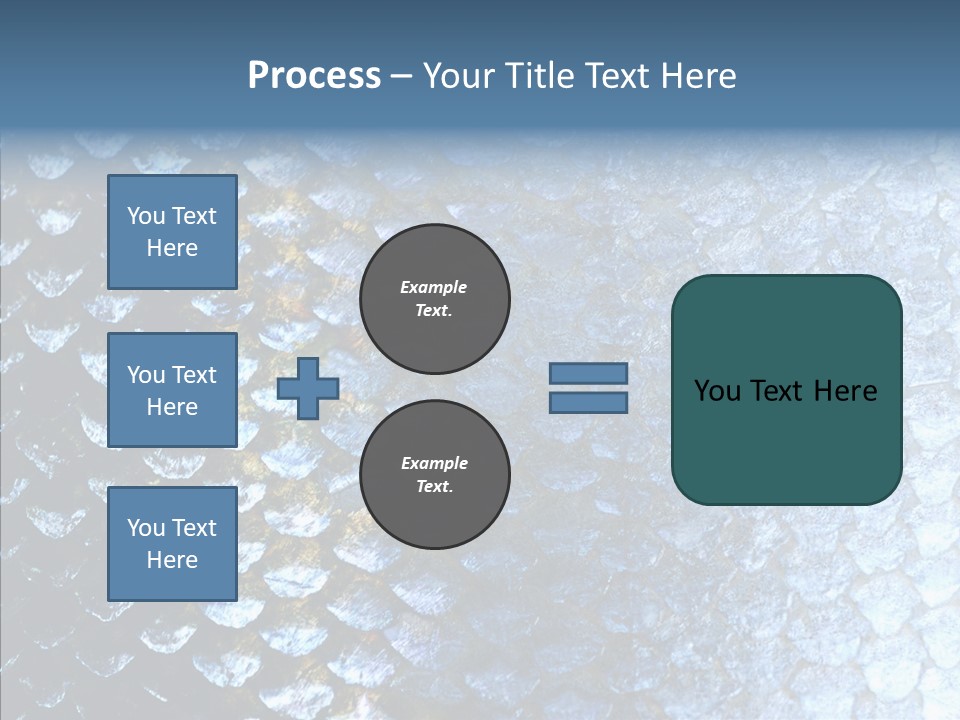 Skin Fish Silver PowerPoint Template