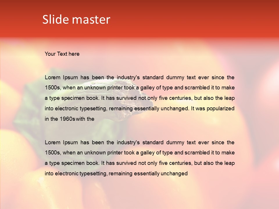 Bunches Breakfast Juice PowerPoint Template