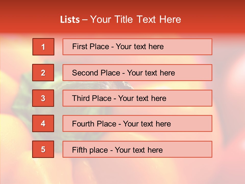 Bunches Breakfast Juice PowerPoint Template