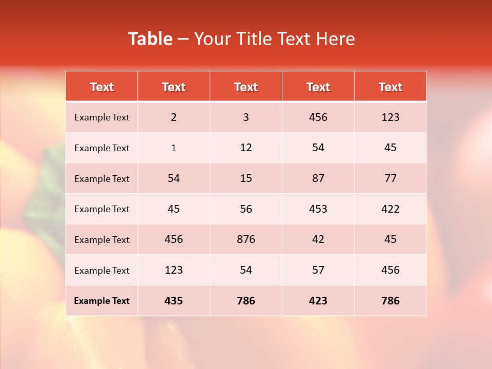 Bunches Breakfast Juice PowerPoint Template