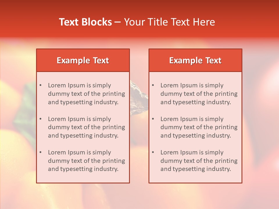 Bunches Breakfast Juice PowerPoint Template