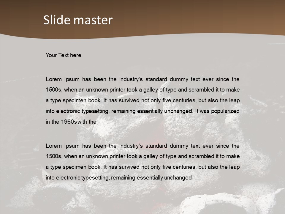 Nature Cozy Broil PowerPoint Template