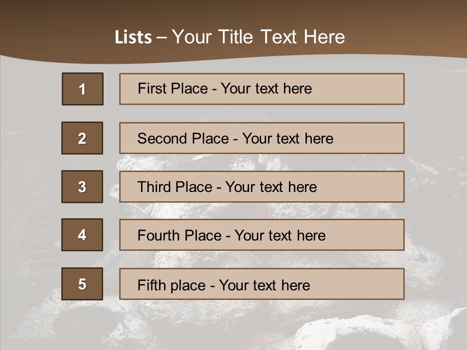 Nature Cozy Broil PowerPoint Template