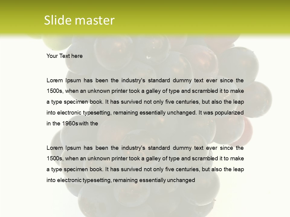 Drink Plant Red PowerPoint Template