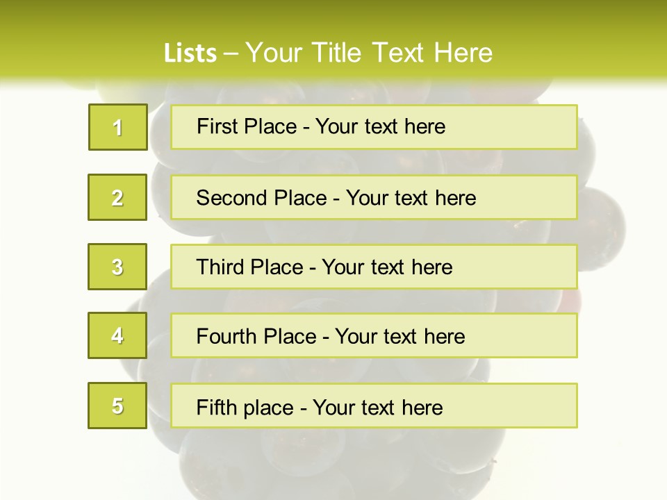 Drink Plant Red PowerPoint Template