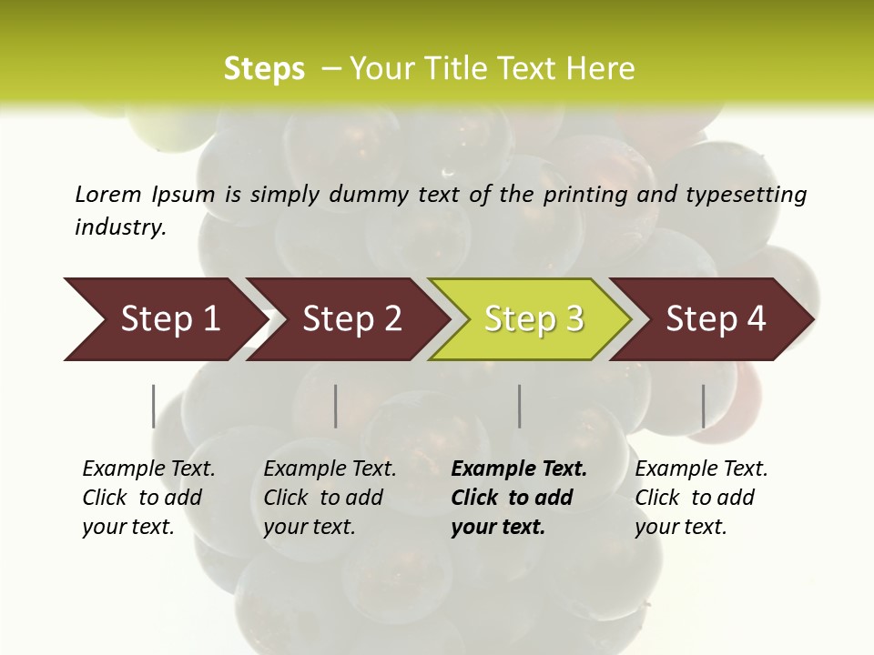 Drink Plant Red PowerPoint Template