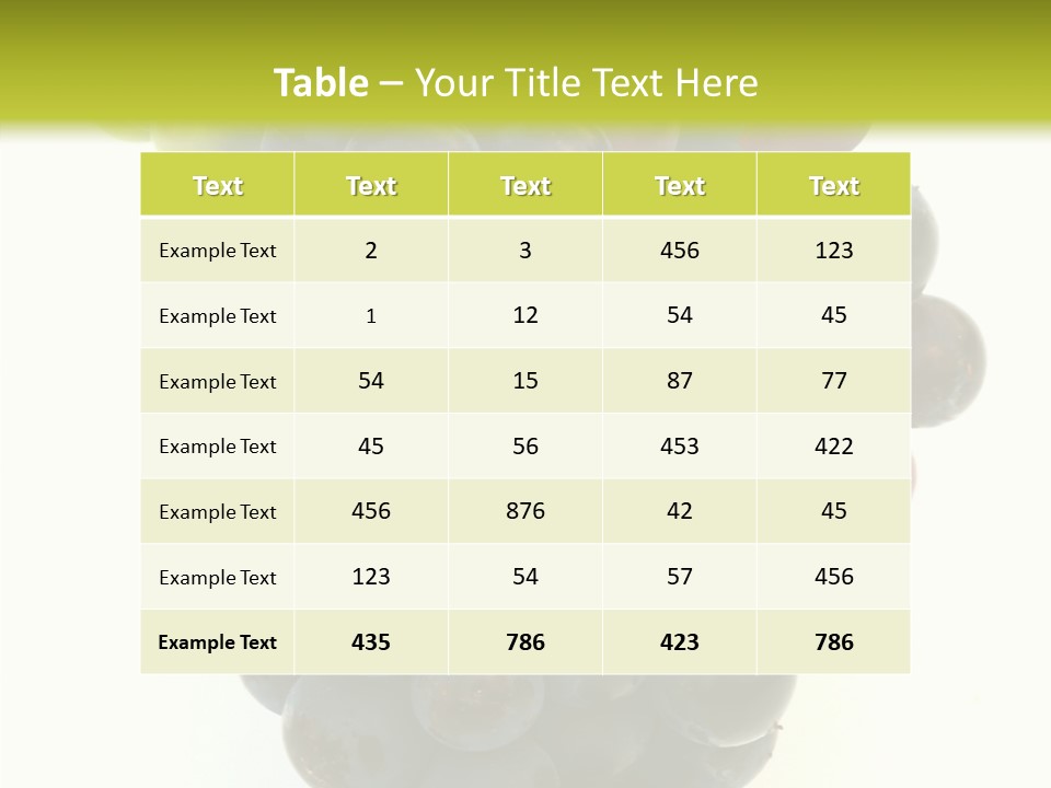 Drink Plant Red PowerPoint Template