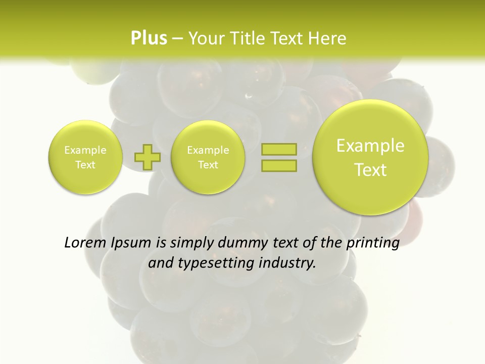 Drink Plant Red PowerPoint Template