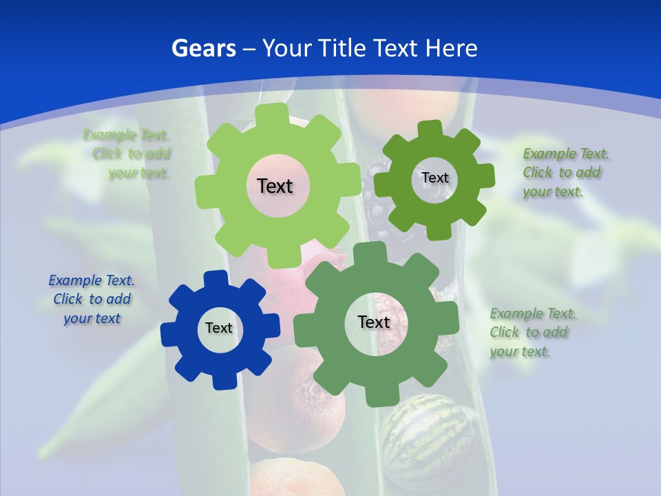 Leaves Health Water Melon PowerPoint Template