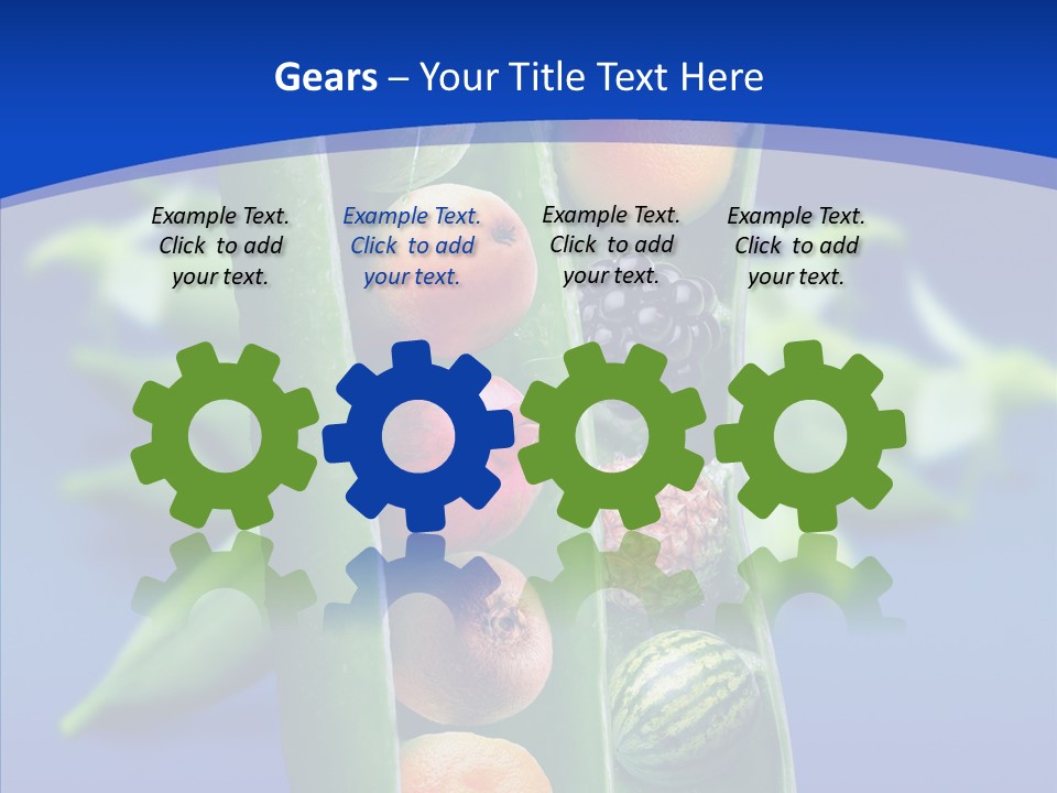 Leaves Health Water Melon PowerPoint Template