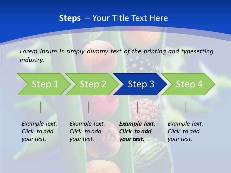 Leaves Health Water Melon PowerPoint Template