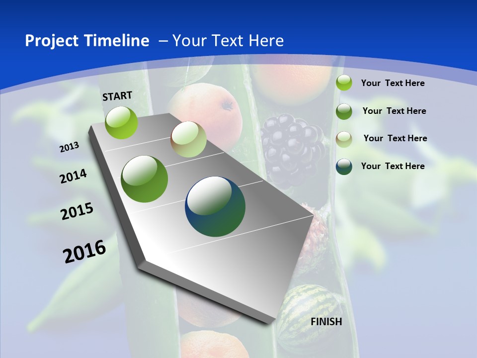 Leaves Health Water Melon PowerPoint Template
