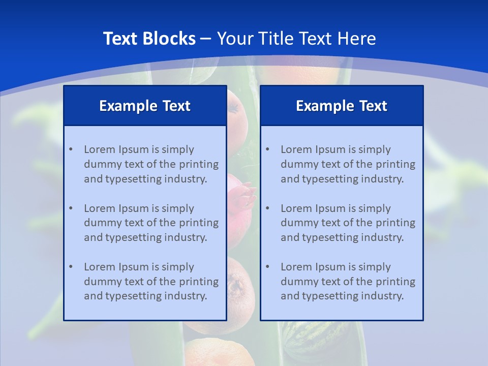 Leaves Health Water Melon PowerPoint Template