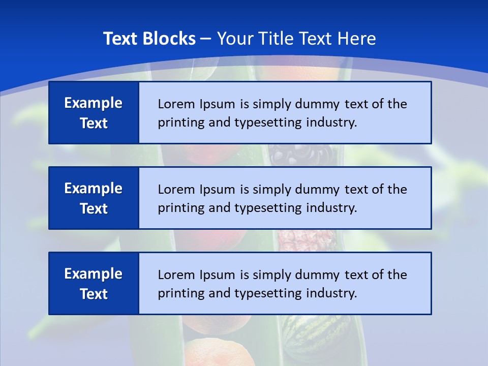 Leaves Health Water Melon PowerPoint Template