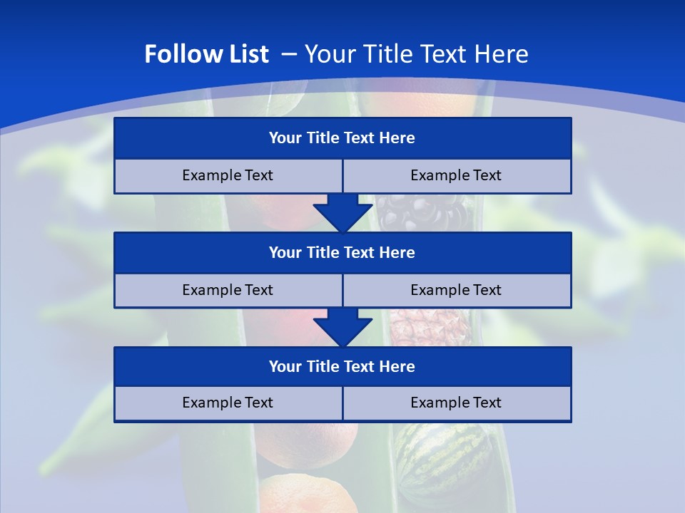Leaves Health Water Melon PowerPoint Template