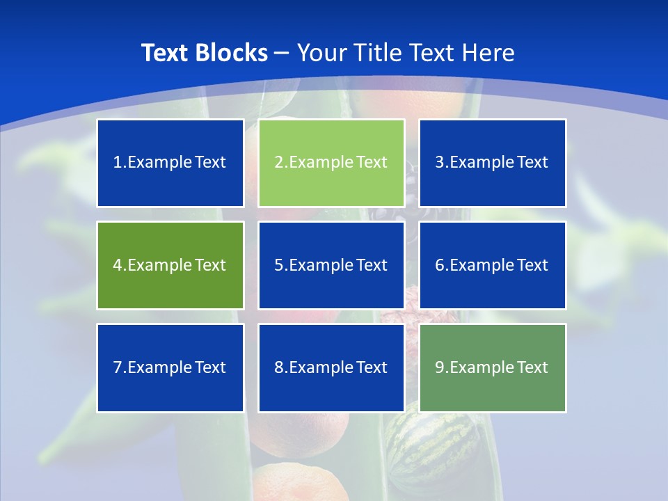 Leaves Health Water Melon PowerPoint Template