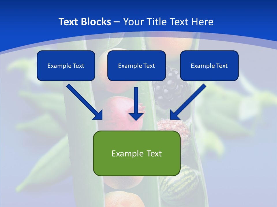 Leaves Health Water Melon PowerPoint Template