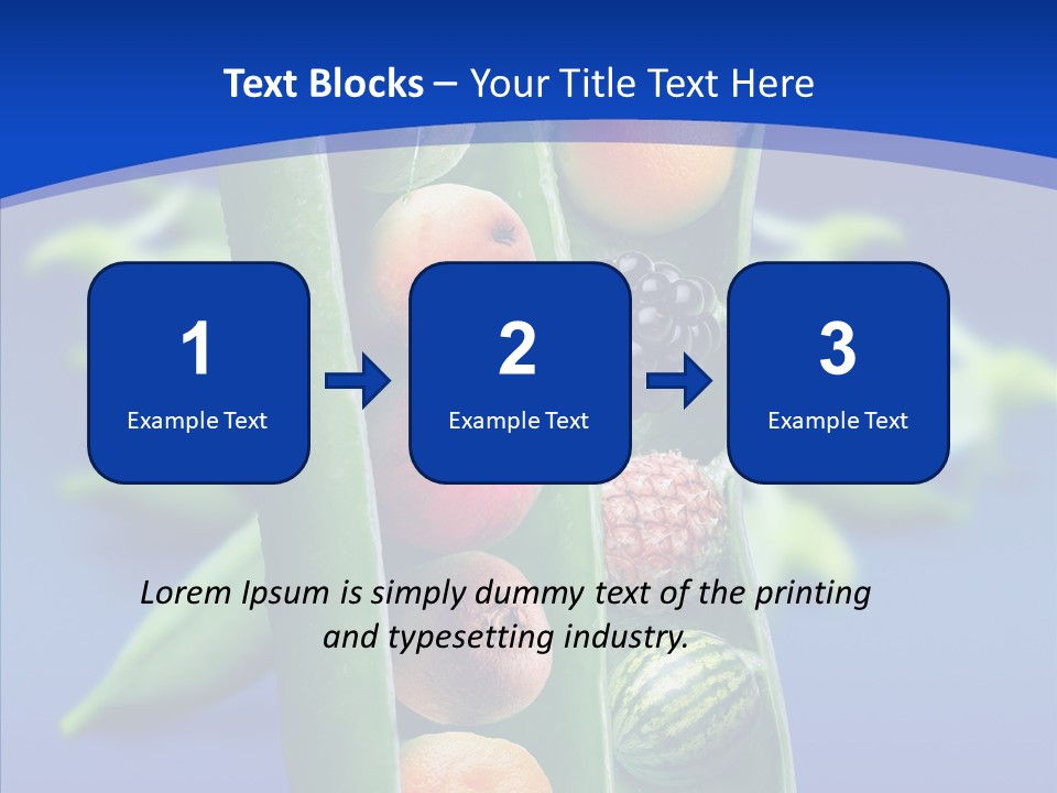 Leaves Health Water Melon PowerPoint Template