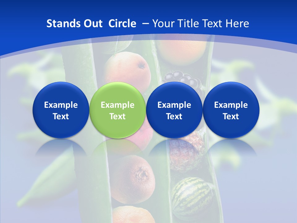 Leaves Health Water Melon PowerPoint Template