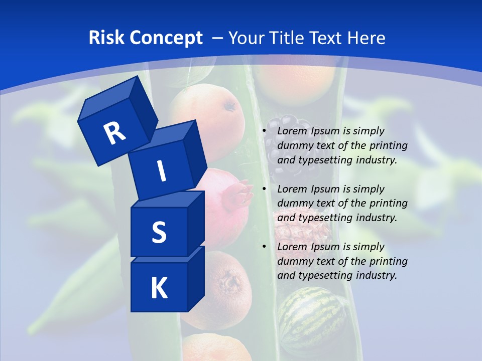 Leaves Health Water Melon PowerPoint Template