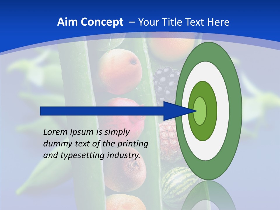 Leaves Health Water Melon PowerPoint Template