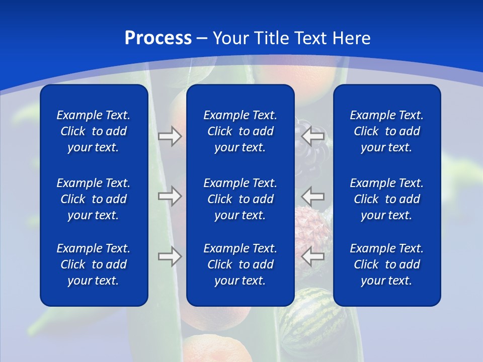 Leaves Health Water Melon PowerPoint Template