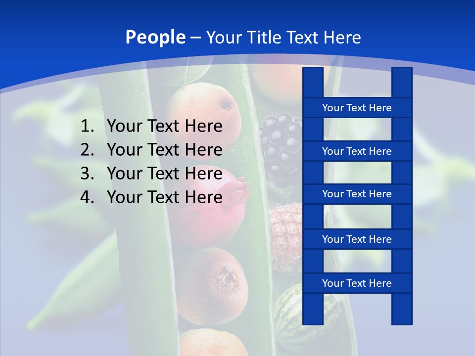 Leaves Health Water Melon PowerPoint Template