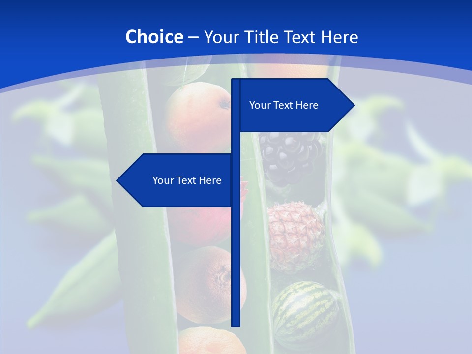 Leaves Health Water Melon PowerPoint Template