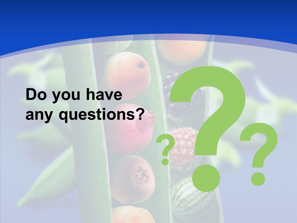 Leaves Health Water Melon PowerPoint Template