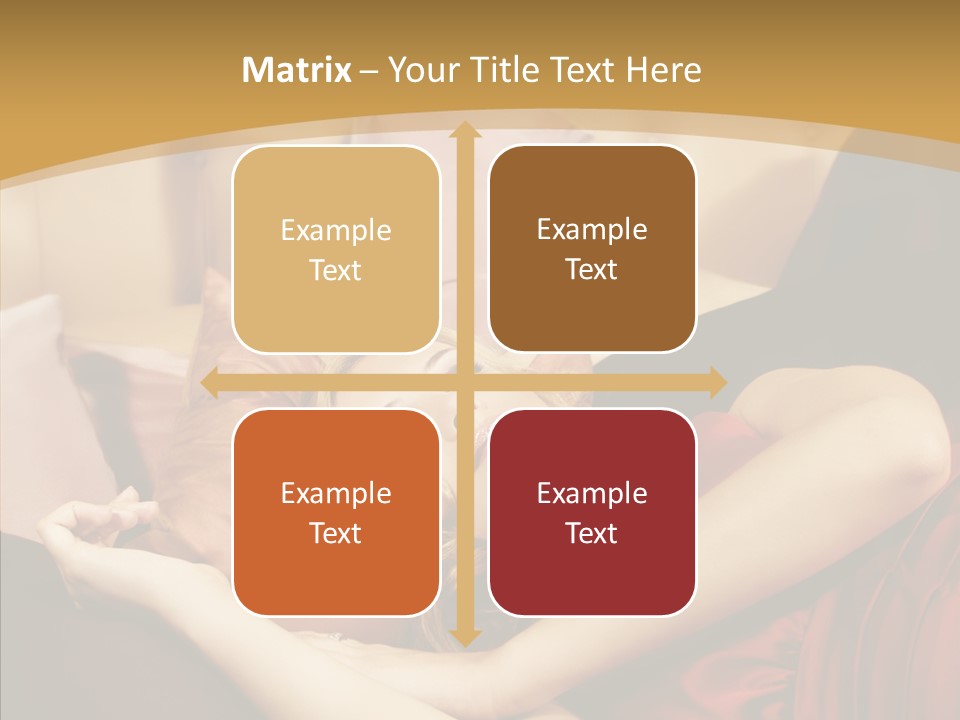 Nap Lady Sleep PowerPoint Template