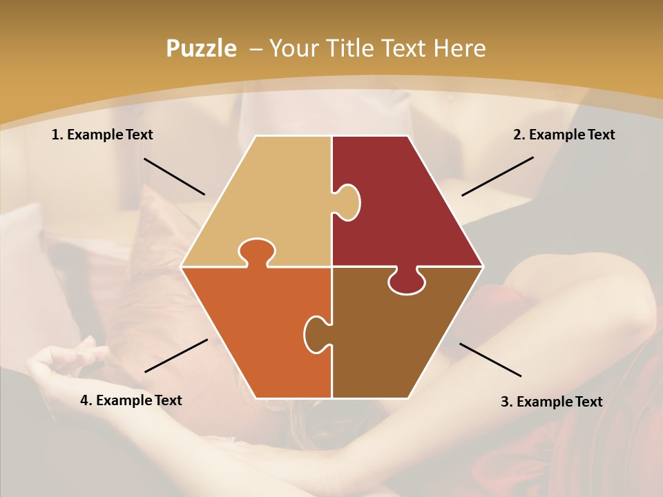 Nap Lady Sleep PowerPoint Template