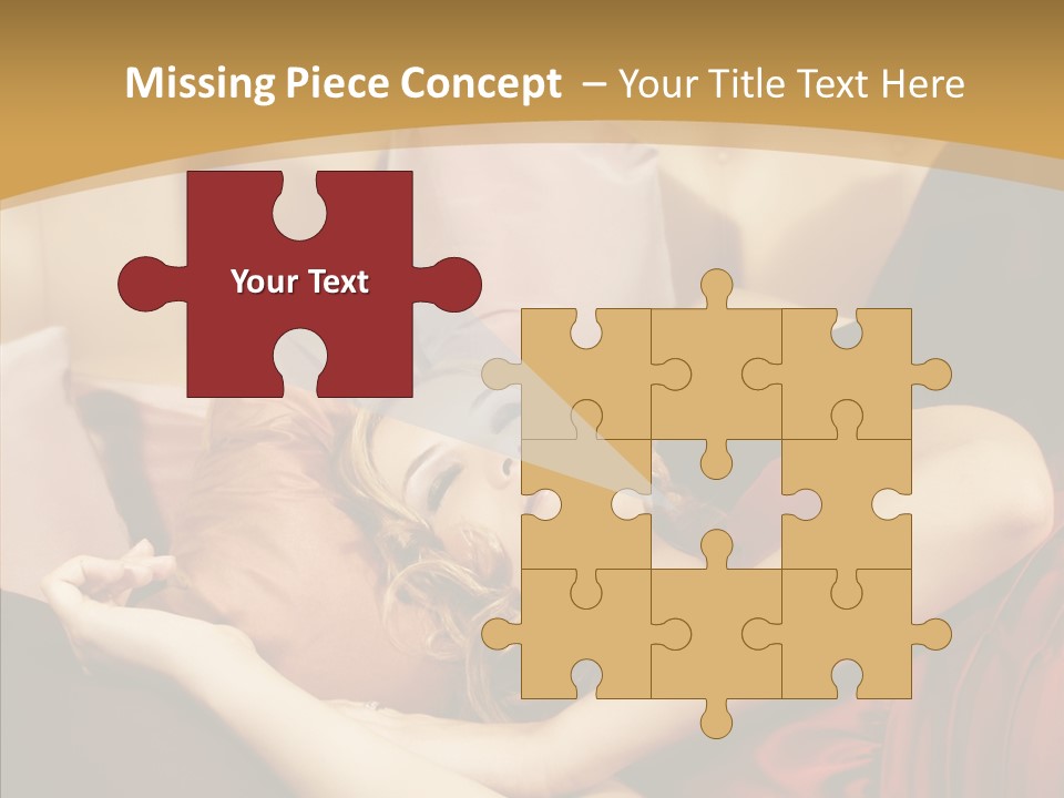 Nap Lady Sleep PowerPoint Template