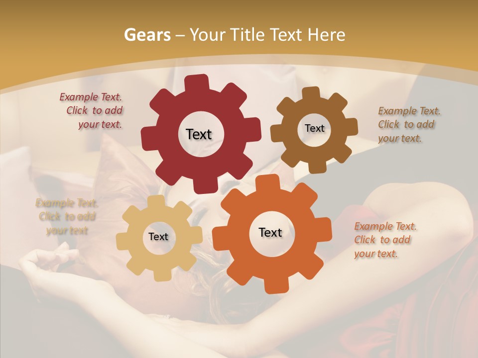 Nap Lady Sleep PowerPoint Template