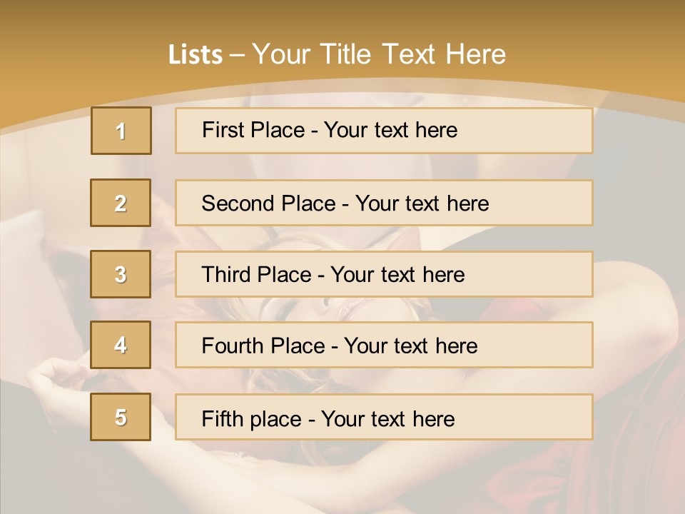 Nap Lady Sleep PowerPoint Template