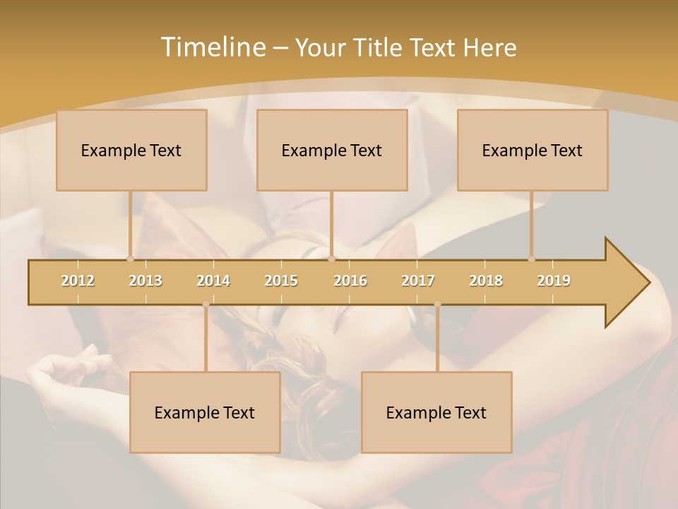 Nap Lady Sleep PowerPoint Template