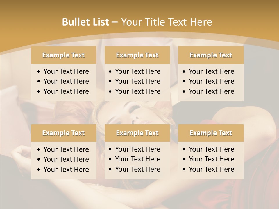 Nap Lady Sleep PowerPoint Template