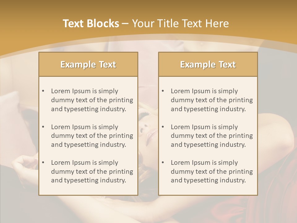 Nap Lady Sleep PowerPoint Template