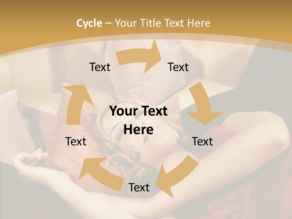 Nap Lady Sleep PowerPoint Template