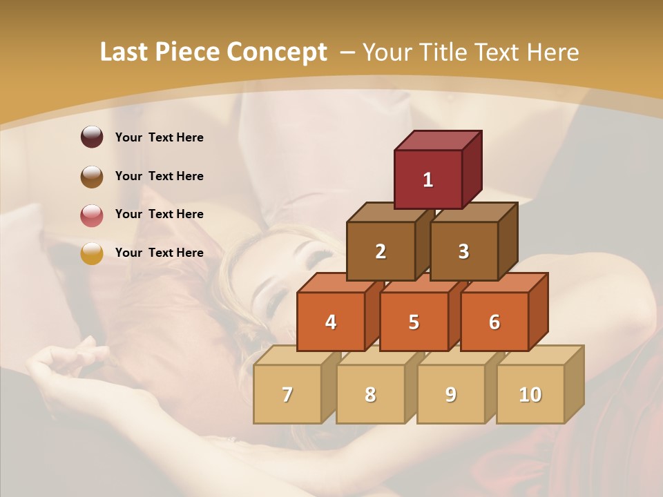 Nap Lady Sleep PowerPoint Template