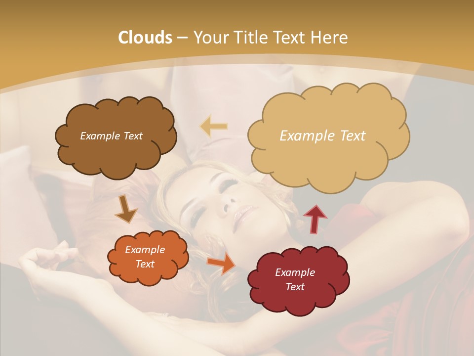 Nap Lady Sleep PowerPoint Template