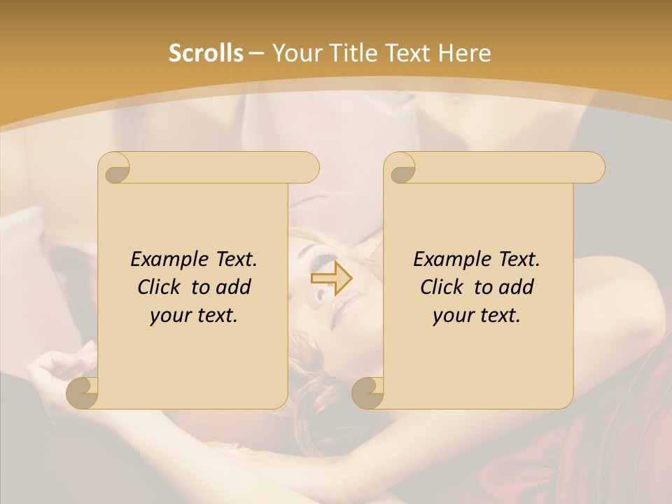 Nap Lady Sleep PowerPoint Template