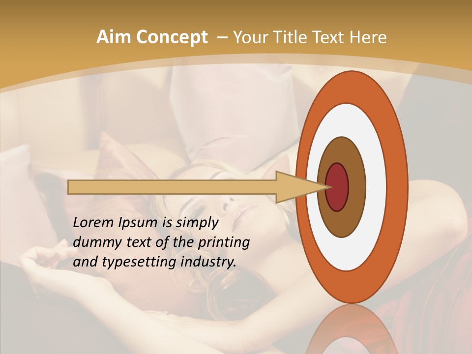 Nap Lady Sleep PowerPoint Template