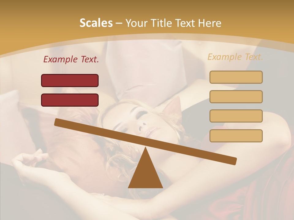 Nap Lady Sleep PowerPoint Template