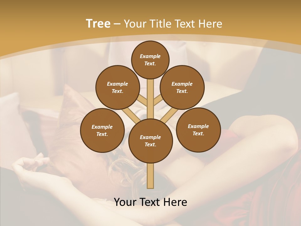 Nap Lady Sleep PowerPoint Template