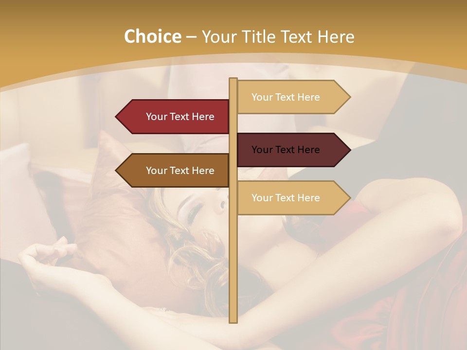 Nap Lady Sleep PowerPoint Template