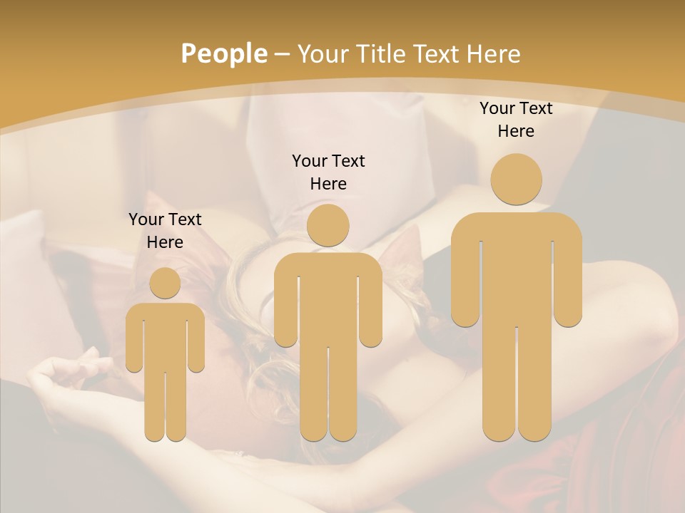 Nap Lady Sleep PowerPoint Template