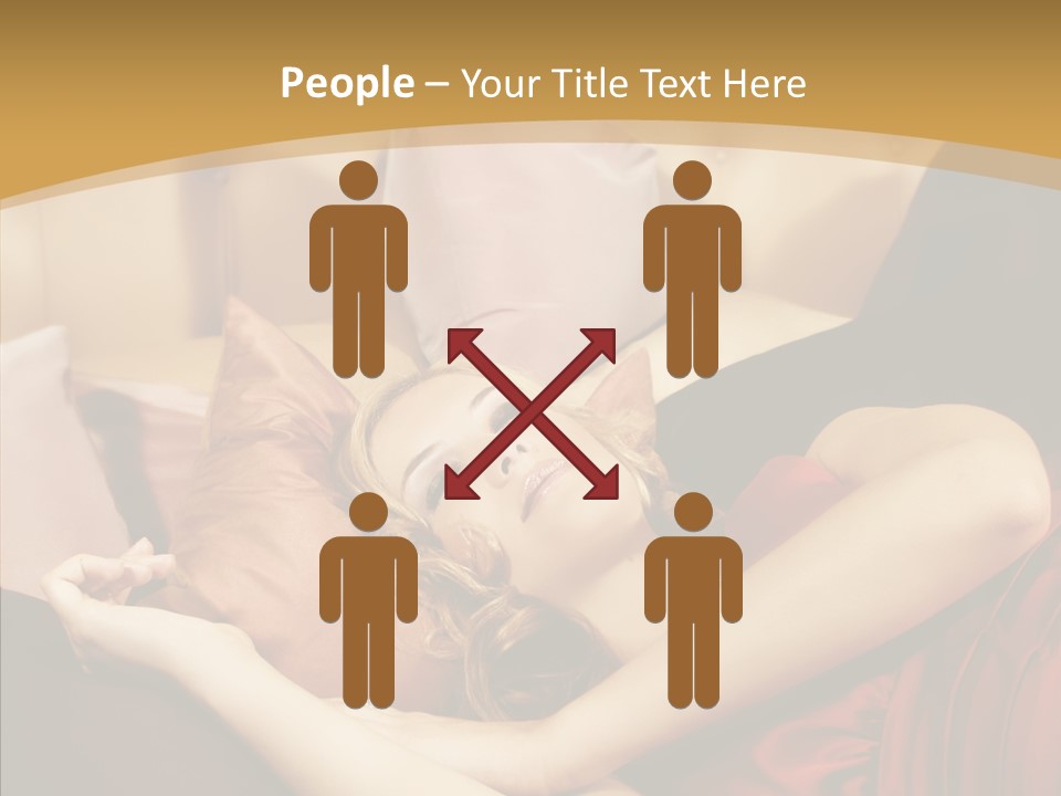 Nap Lady Sleep PowerPoint Template