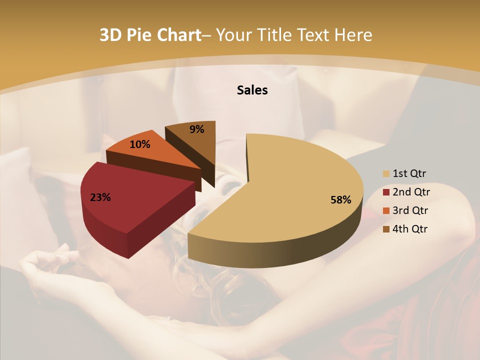 Nap Lady Sleep PowerPoint Template