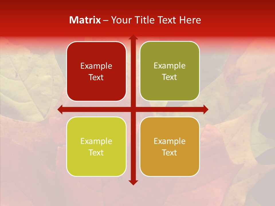 Maple Fall Multilayer PowerPoint Template